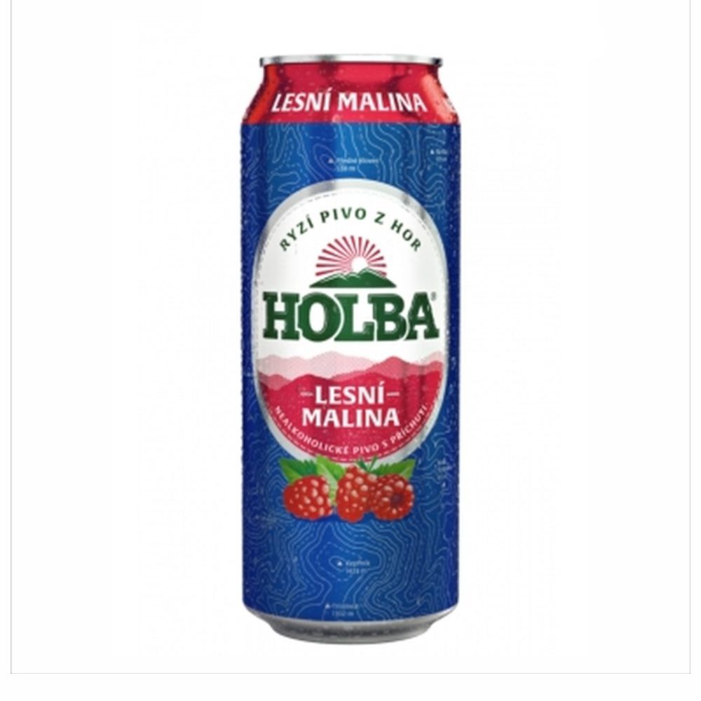 Piwo Holba Leśna Malina 0% 500 ml puszka