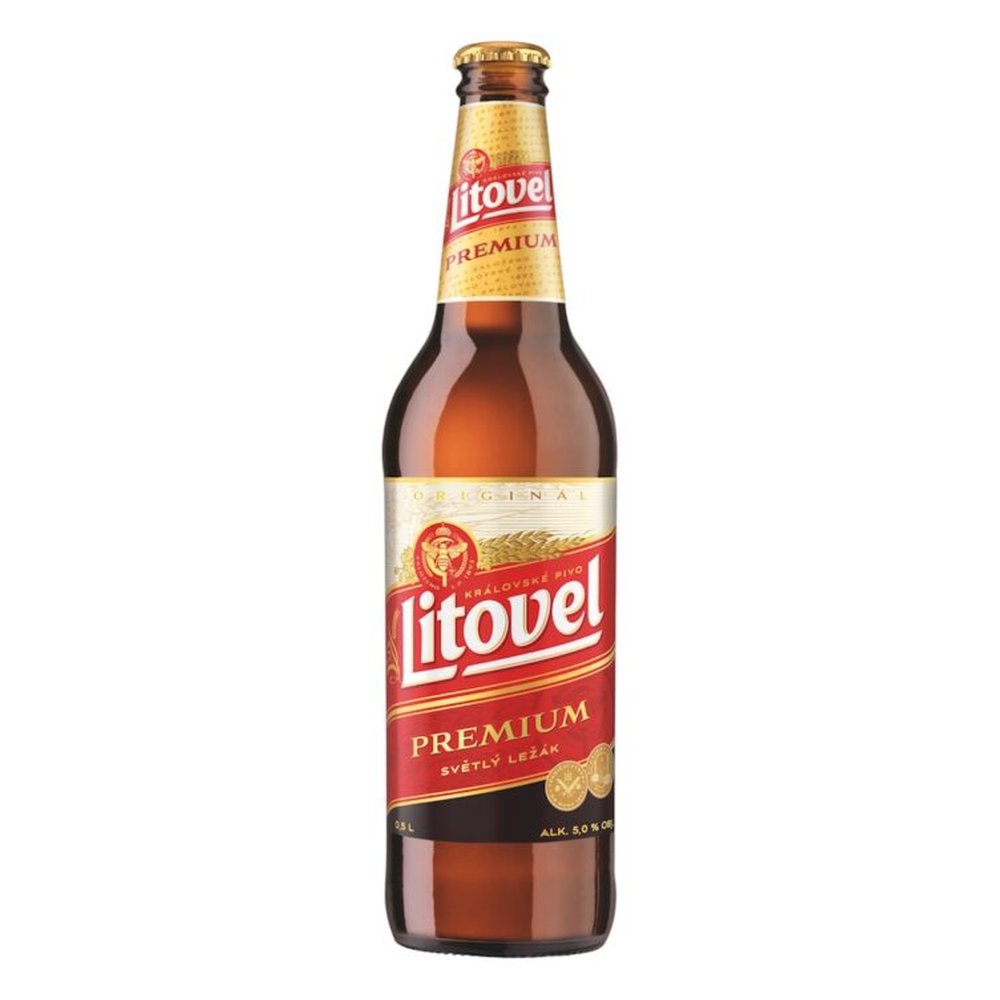 Piwo Litovel Premium Svetly lezak 5% 500 ml