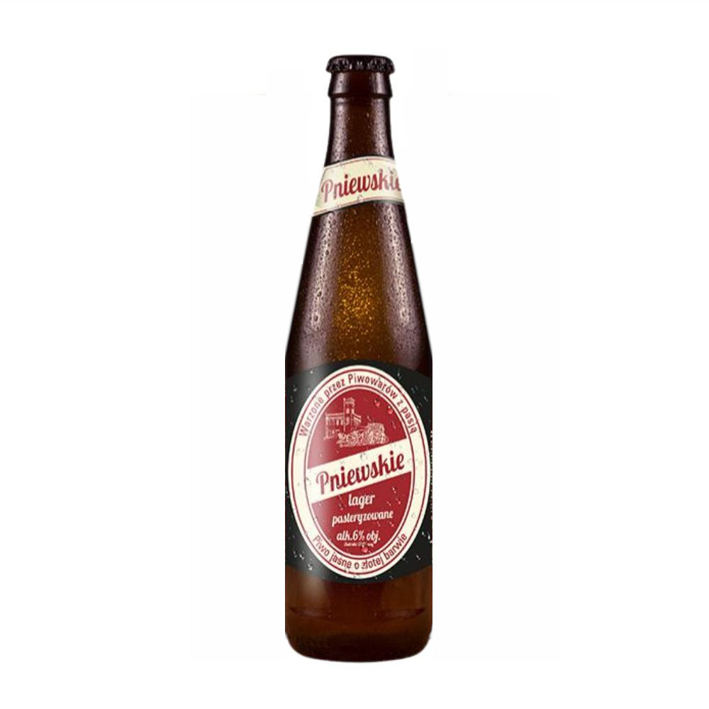 Piwo  Pniewskie Lager 6% 500 ml