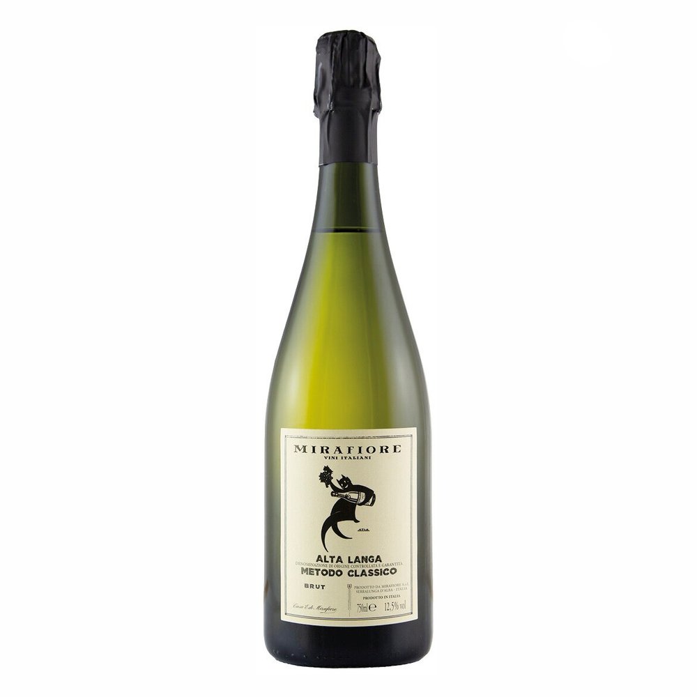 Wino musujące Mirafiore Diavoletto Alta Langa Brut 12,5% 700 ml