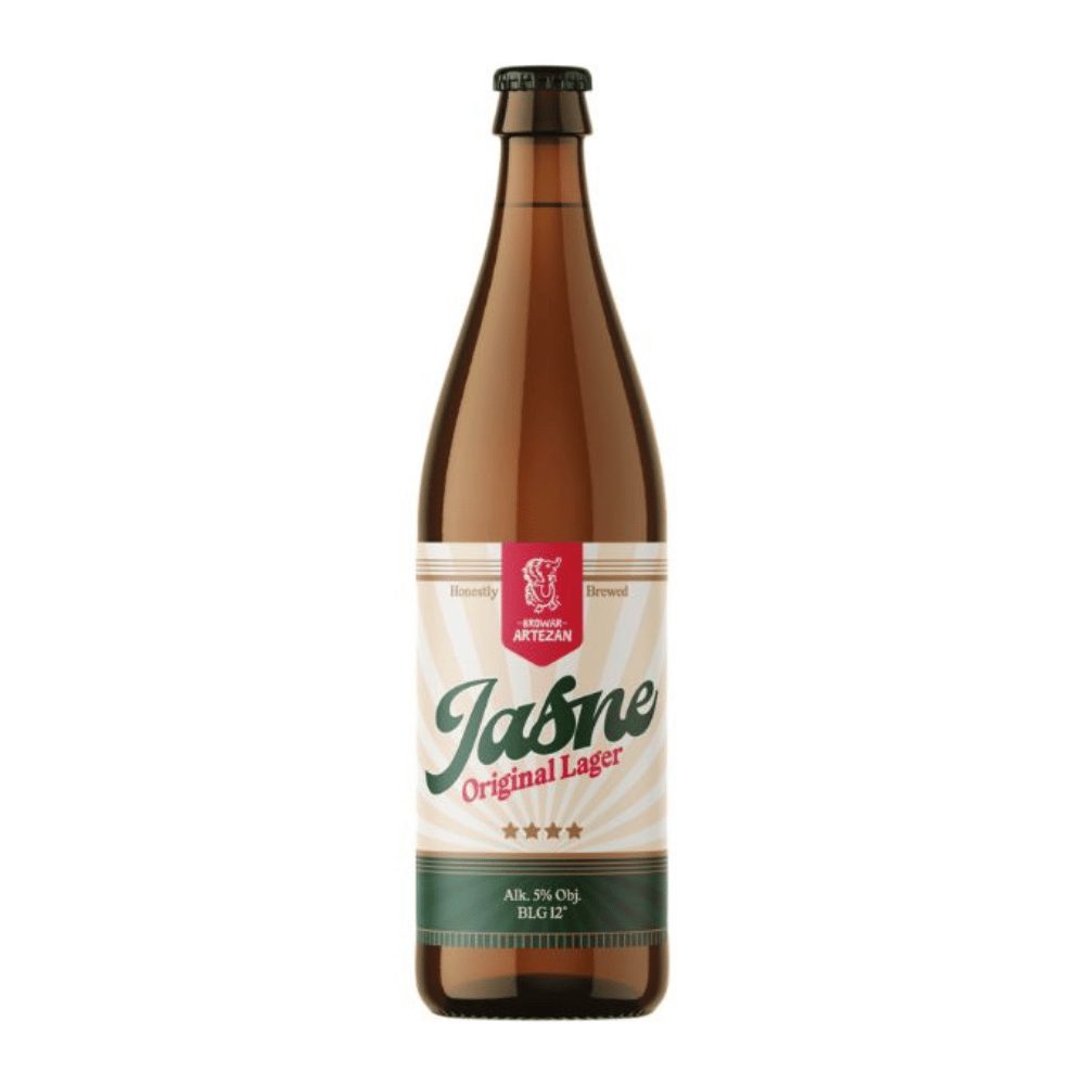 Piwo Artezan Jasne  Orginal Lager 5% 500 ml