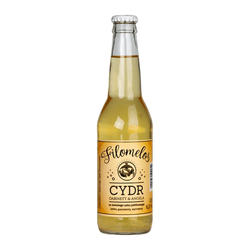 Cydr Filomelos Dabinet & Angela wytrawny 6% 330 ml