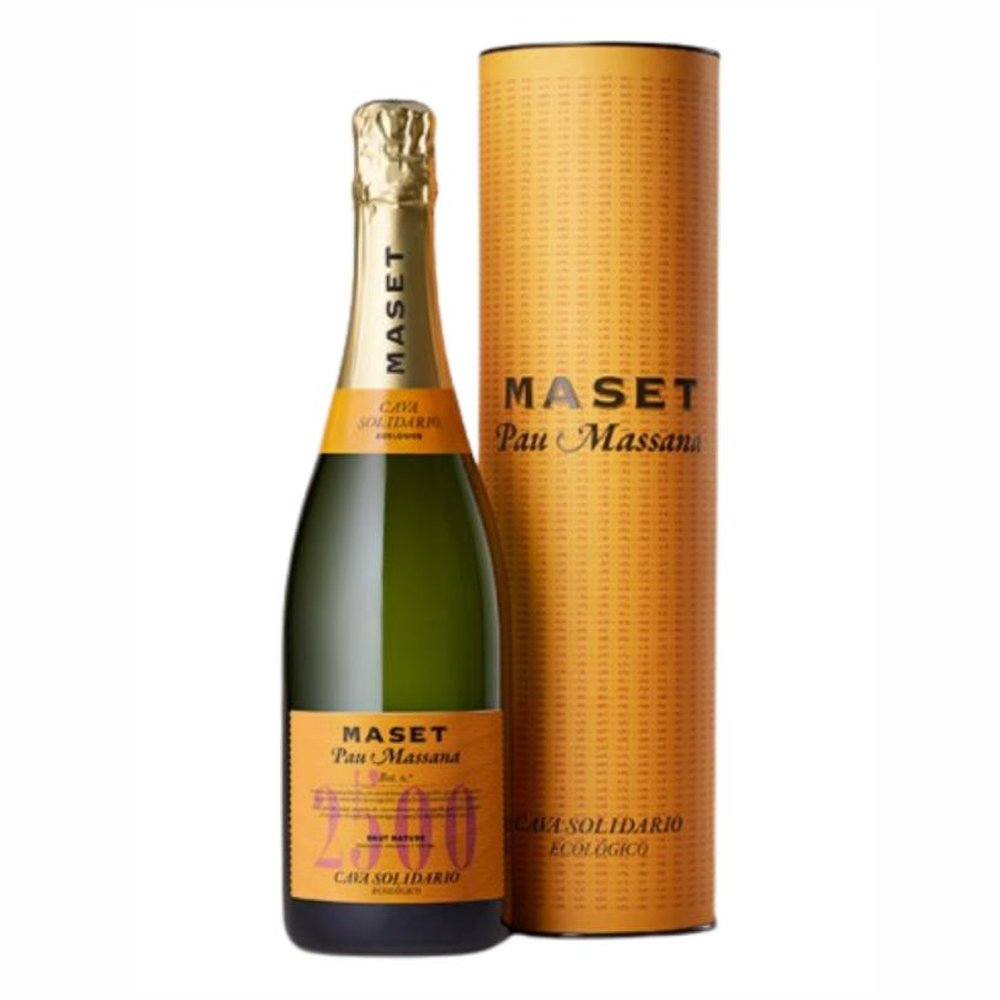 Wino Musujące Maset Cava Bio Solidario Pau Massana Reserva 11,5% 750 ml Tuba