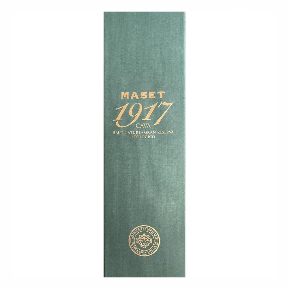 Wino Musujące Gran Reserva Cava Maset 1917 Brut Nature Karton 750 ml