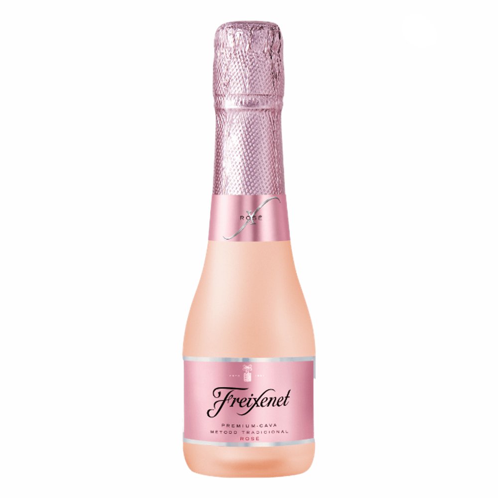 Wino Musujące Freixenet Cava Cordon Rosado różowe półwytrawne 200 ml
