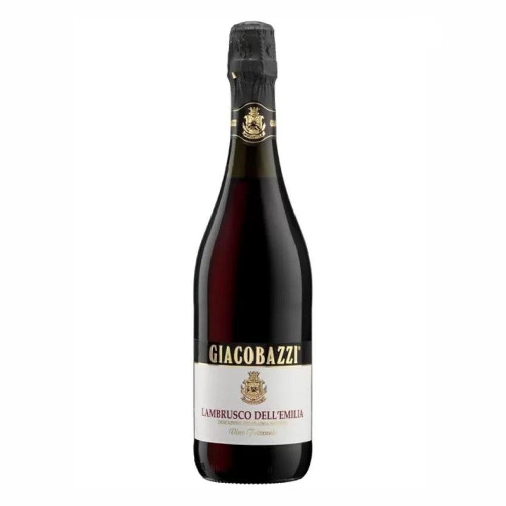 Wino Musujące Lambrusco Emilia Rosso Giacobazzi 7,5% czerwone słodkie 750 ml