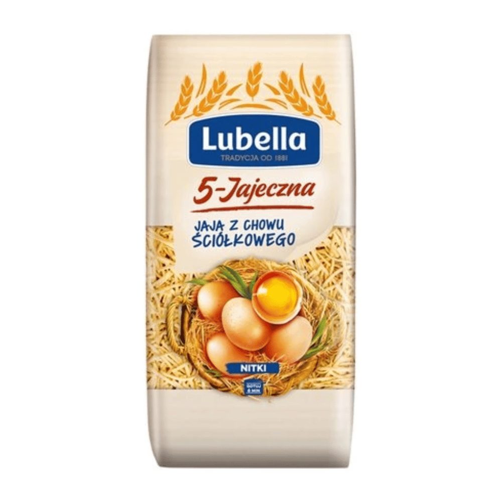 Lubella 5 Jajeczna Makaron nitki 250 g