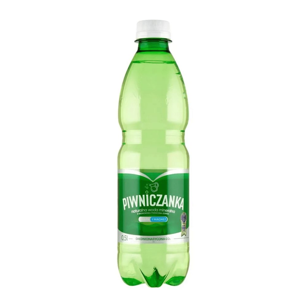 Woda Piwniczanka zielona lekko gazowana 500 ml