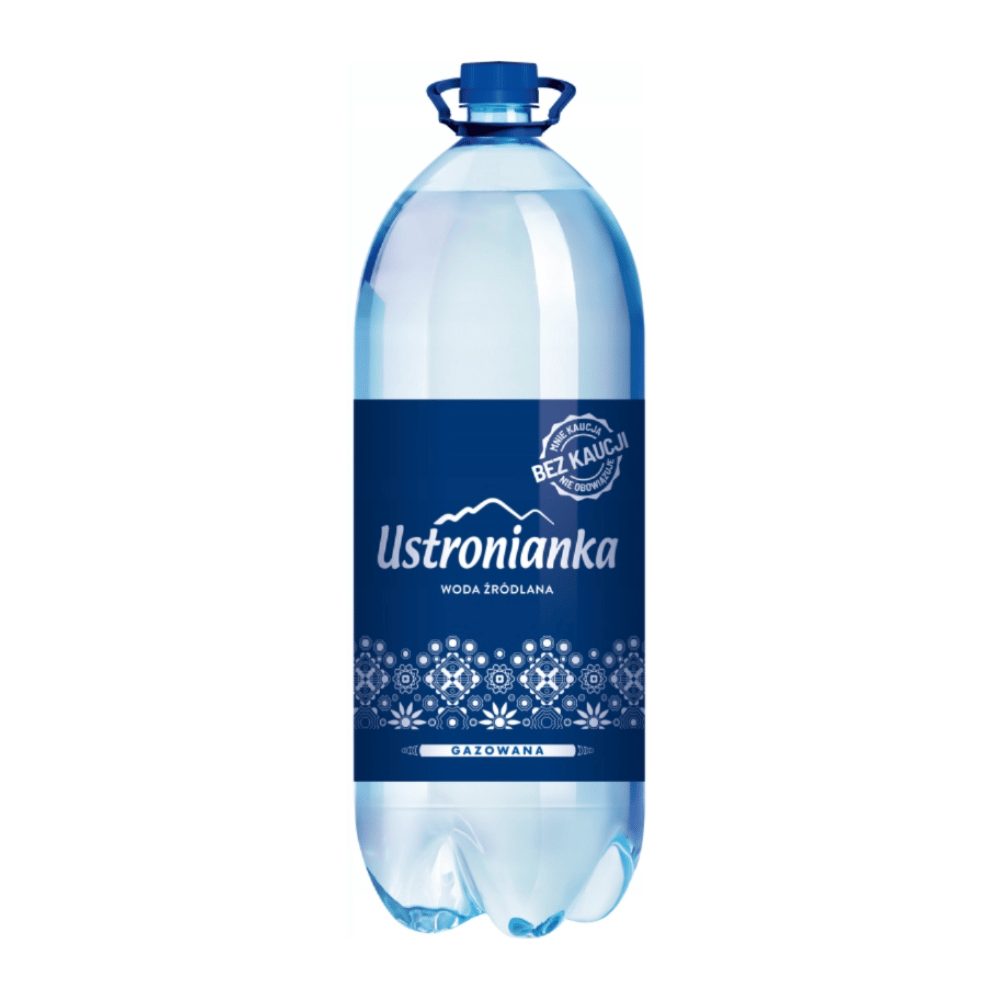 Woda Ustronianka Mineralna gazowana 3000 ml
