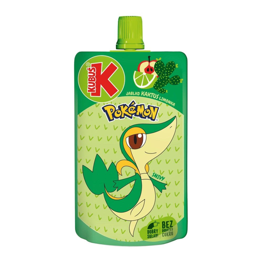 Mus Owocowy Kubuś Pokemon jabłko kaktus limonka 100 g