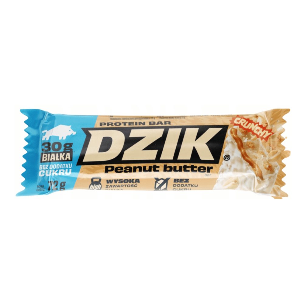 Baton  Dzik Peanut butter 72g
