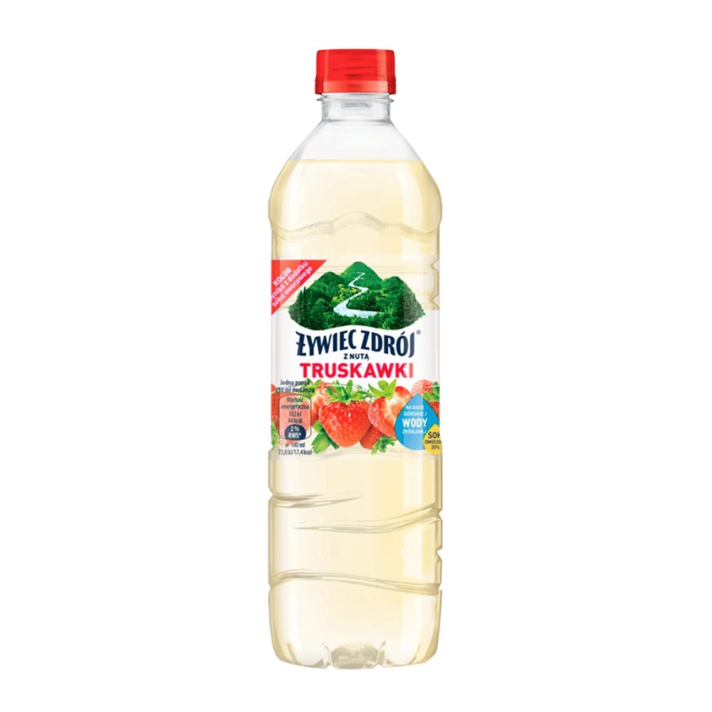 Woda Żywiec Zdrój Z Nutą Truskawki 500 ml DRS