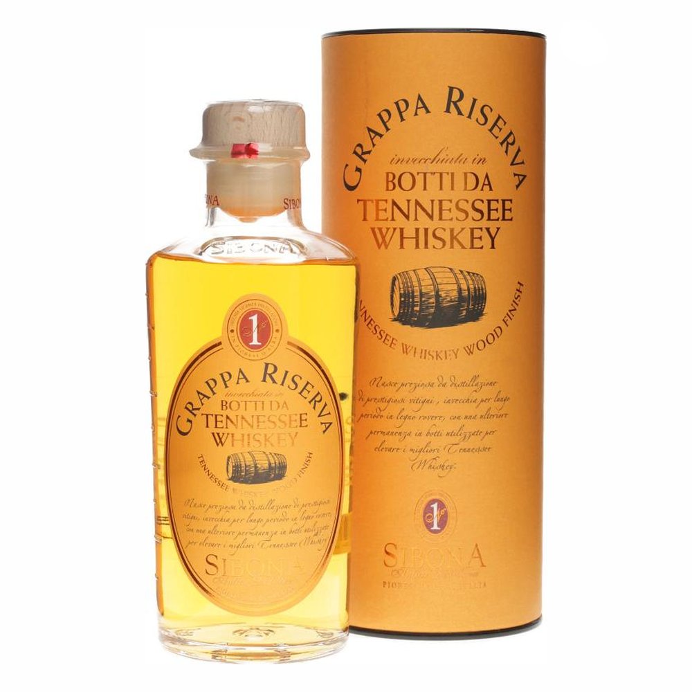 Grappa Sibona Riserva Botti Da Tennessee Whiskey 44% 500 ml