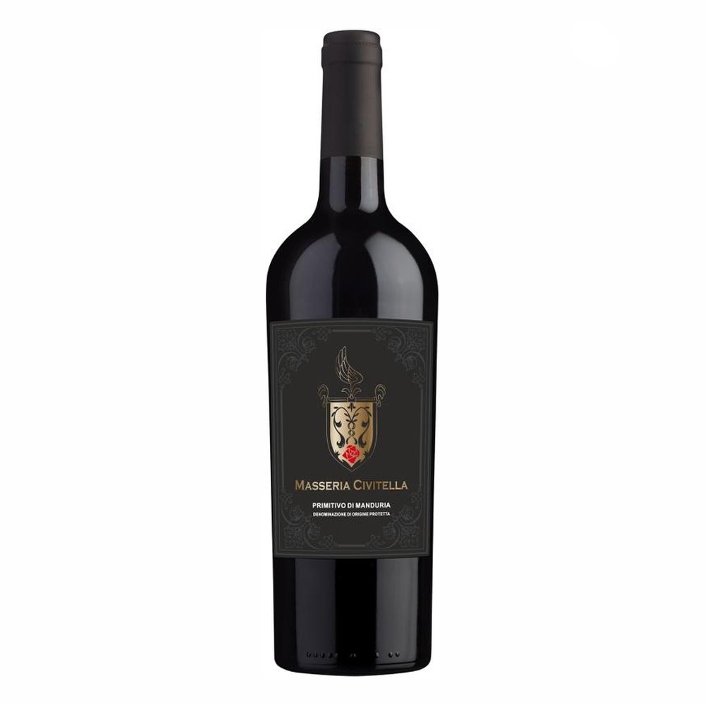 Wino Primitivo Di Manduria Masseria Civitella czerwone wytrawne 750 ml