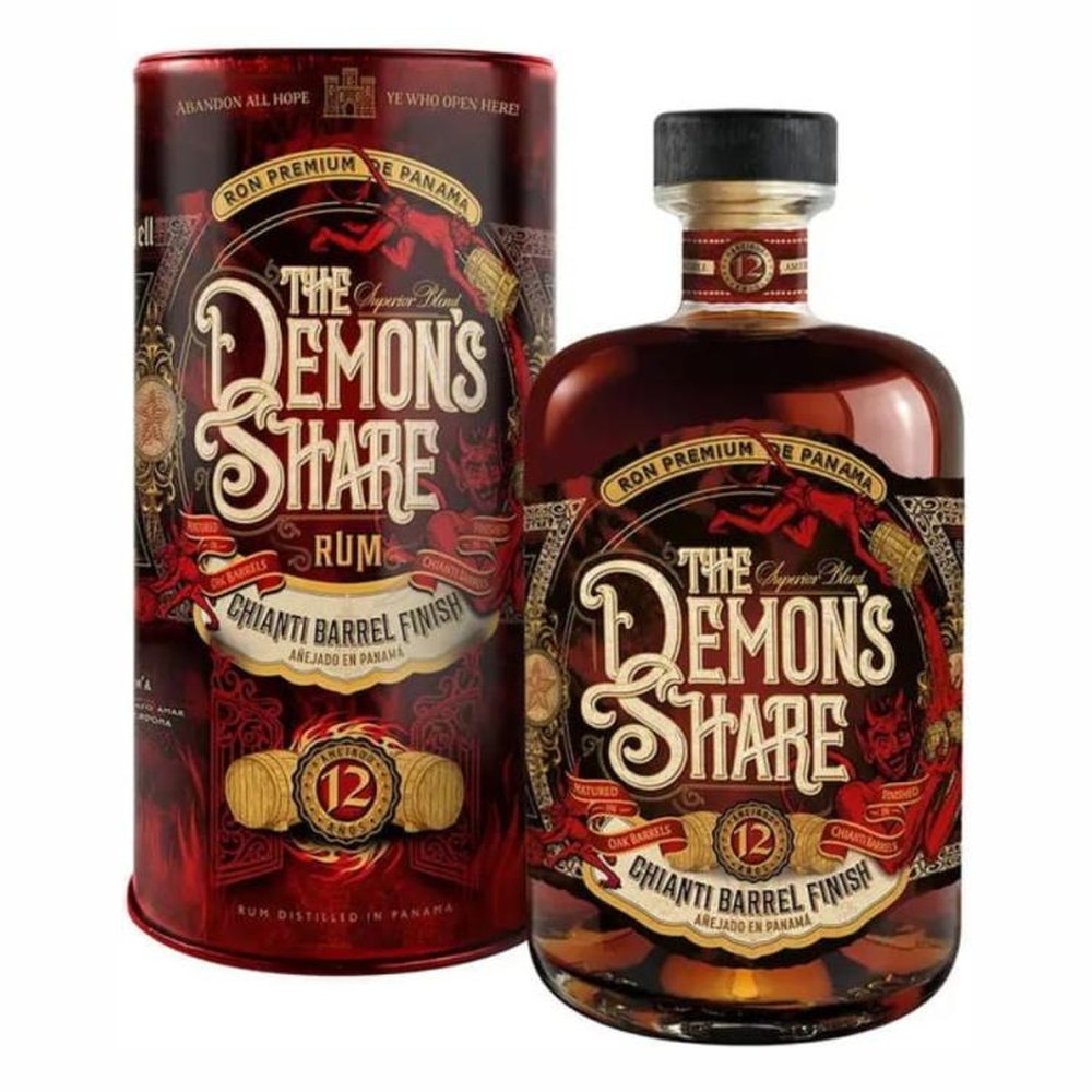 Rum Chianti The Demon's Share 12YO Finish 41% 700 ml