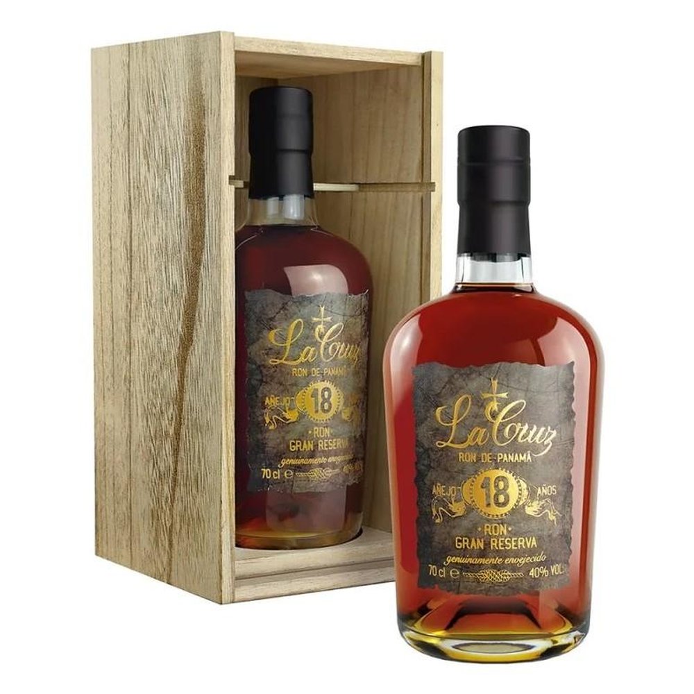 Rum La Cruz 18YO 40% 700 ml Skrzynka Drewniana