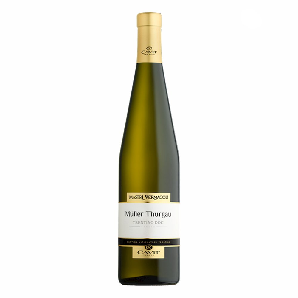 Wino Muller Thurgau Cavit Mastri Trento białe wytrawne 750 ml