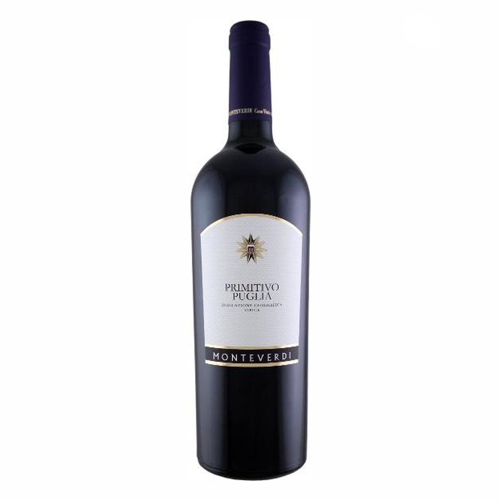 Wino Monteverdi Primitivo Puglia Igt 14,5% czerwone wytrawne 750 ml