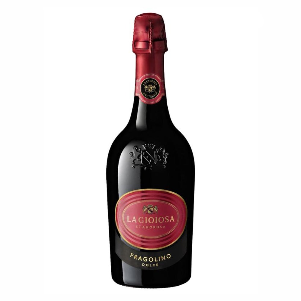 Wino Musujące Fragolino La Gioiosa 8% czerwone słodkie 750 ml