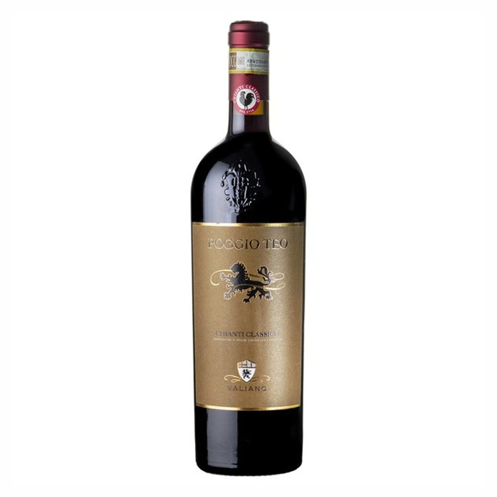 Wino Chianti Classico Poggio Teo Valiano Docg W Skrzynce czerwone wytrawne 750 ml