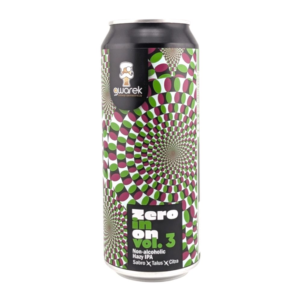 Piwo Gwarek Zero Inon Vol.3 0% 500 ml puszka DRS