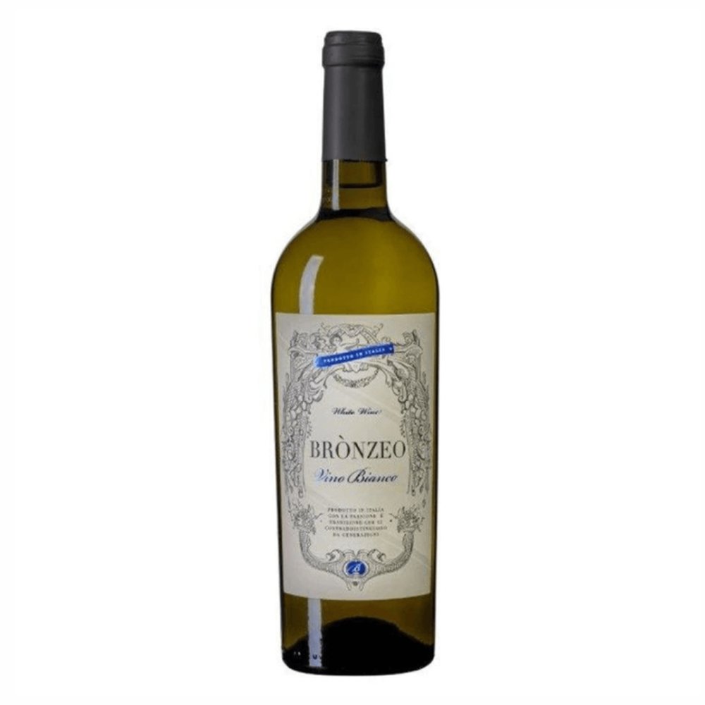 Wino Bronzeo Bianco białe półwytrawne 700 ml