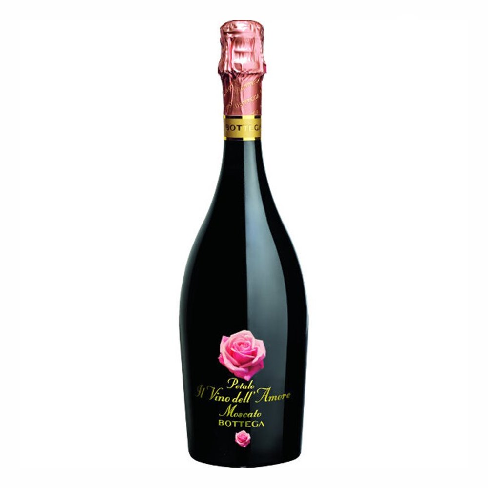 Wino Musujące Bottega Petalo Amore Moscato białe słodkie 750 ml