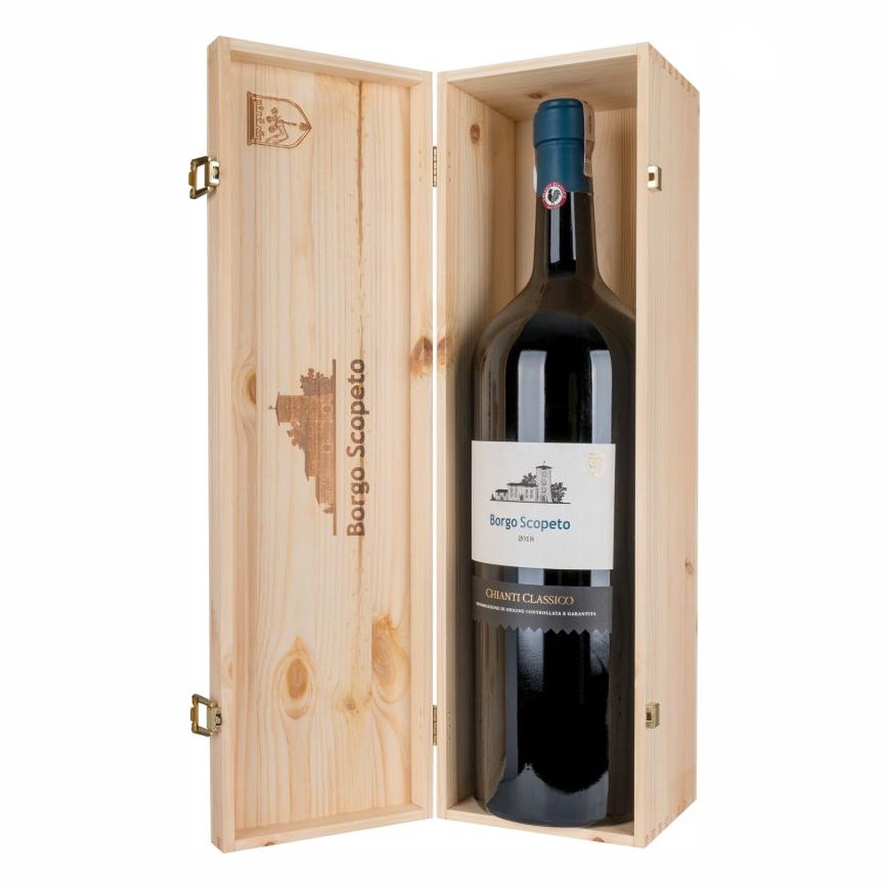 Wino Borgo Scopeto Chianti Classico 2018 czerwone wytrawne 5 l