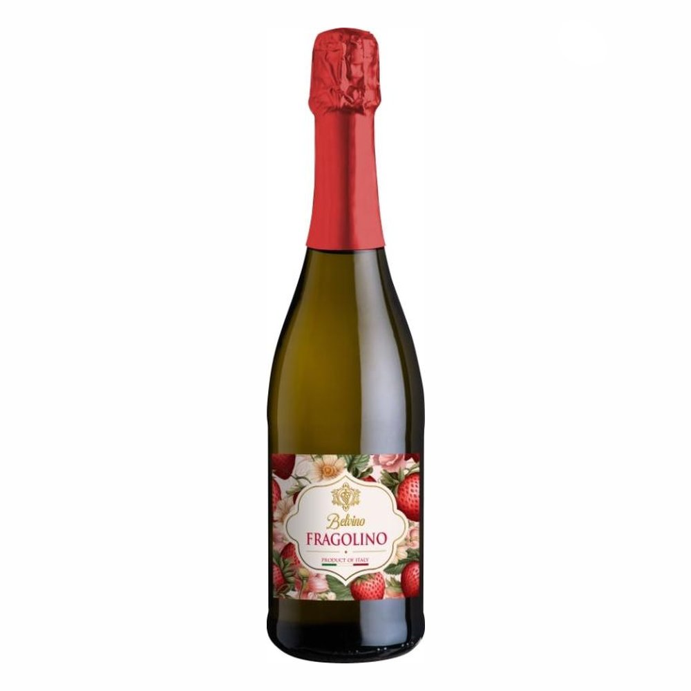 Wino Fragolino Belvino czerwone półwytrawne 750 ml