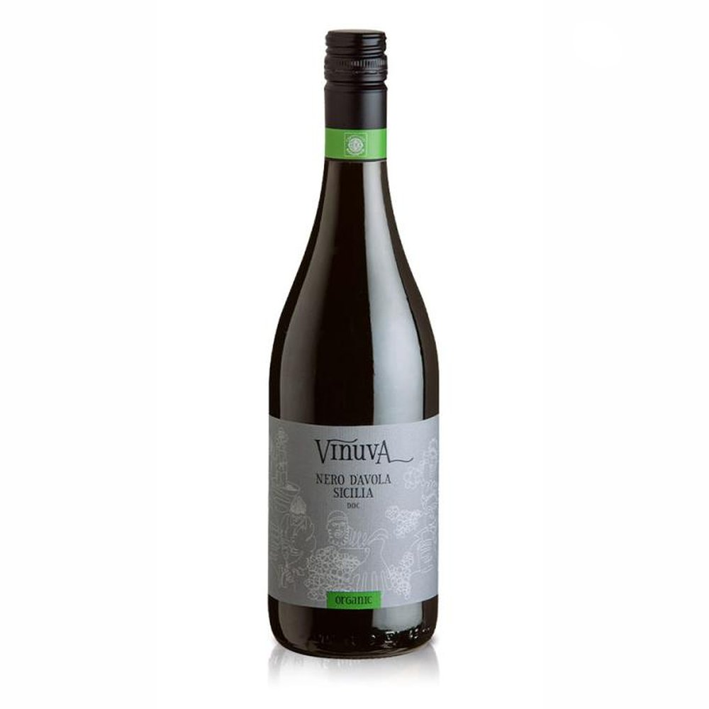 Wino Vinuva Nero D'avola Organic czerwone wytrawne 750 ml