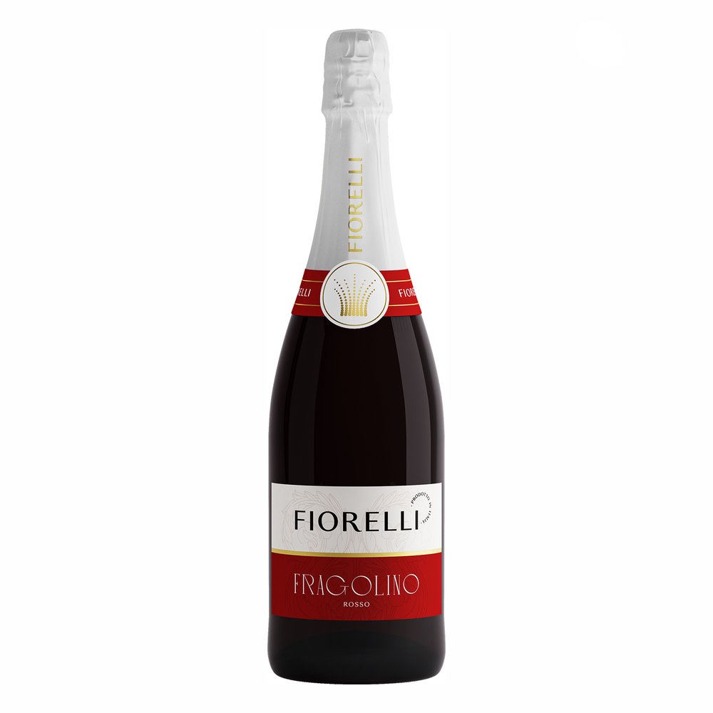 Wino Musujące Fragolino Fiorelli Rosso 7% czerwone słodkie 750 ml