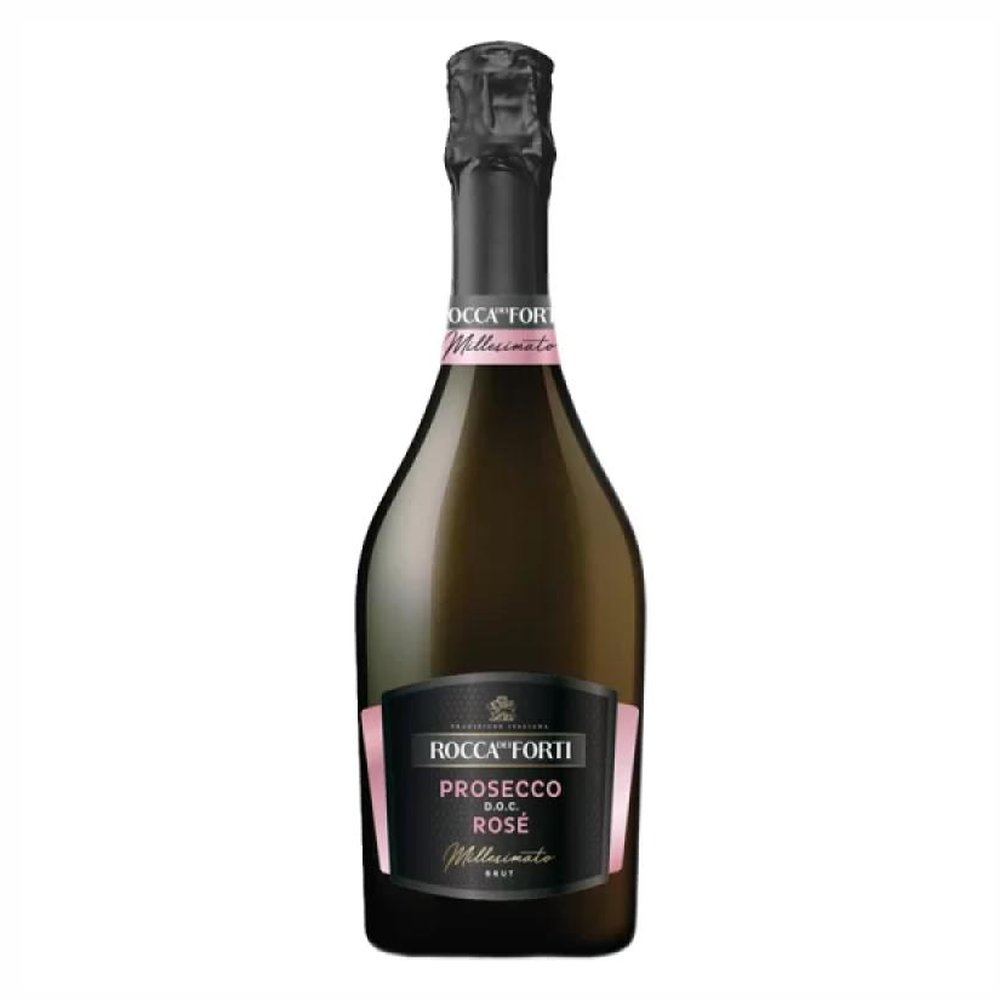 Wino Musujące Rocca Prosecco Dei Forti Rose Millesimato 11,5% różowe wytrawne 750 ml
