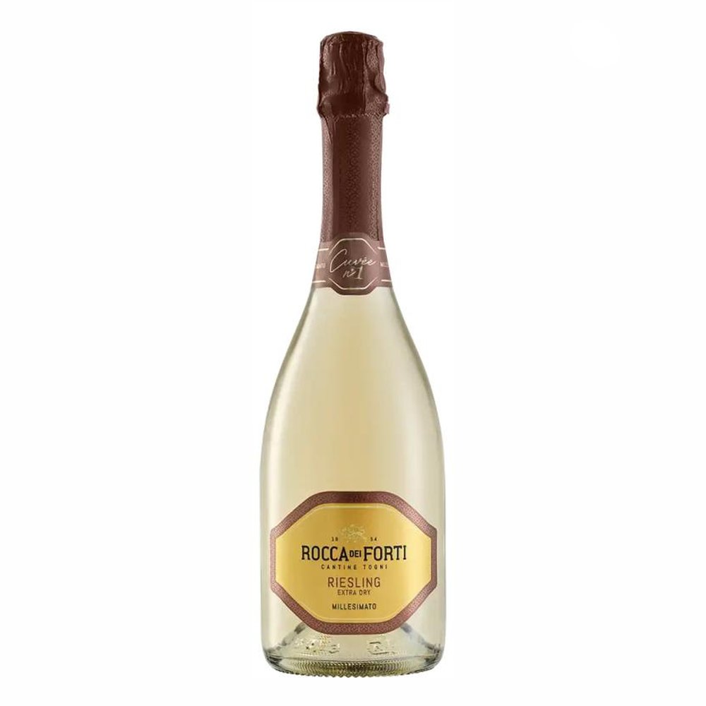 Wino Musujące Rocca Dei Forti Riesling Extra Dry Millesimato 12,5% białe wytrawne 750 ml