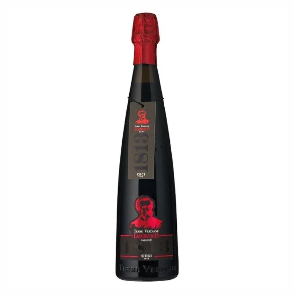 Wino Musujące Lambrusco Terre Verdiane Frizzante Amabile 1813 Igt 8,5% czerwone półsłodkie 750 ml