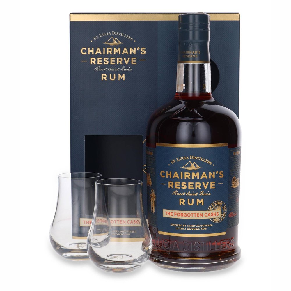 Rum Reserve Chairman's The Forgotten Casks + 2 Szklanki 40% 700 ml