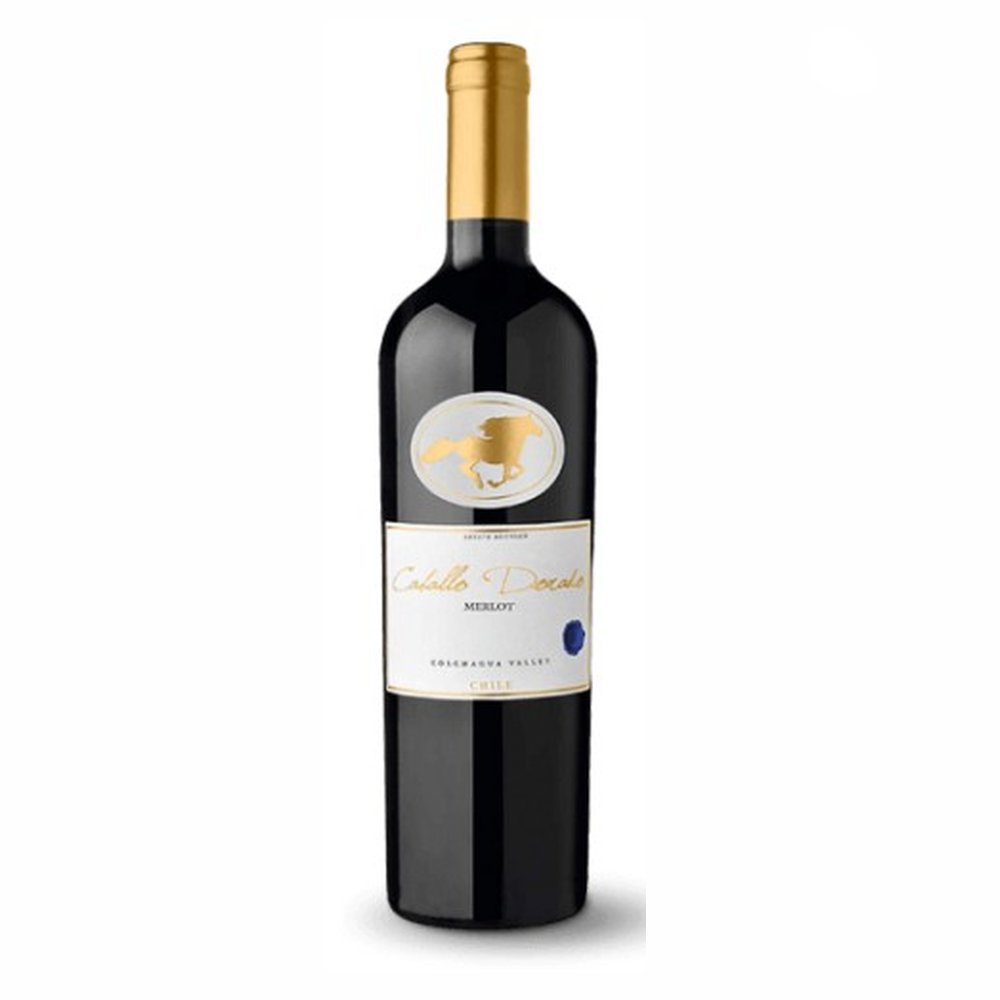 Wino Caballo Dorado Merlot czerwone półwytrawne 750 ml