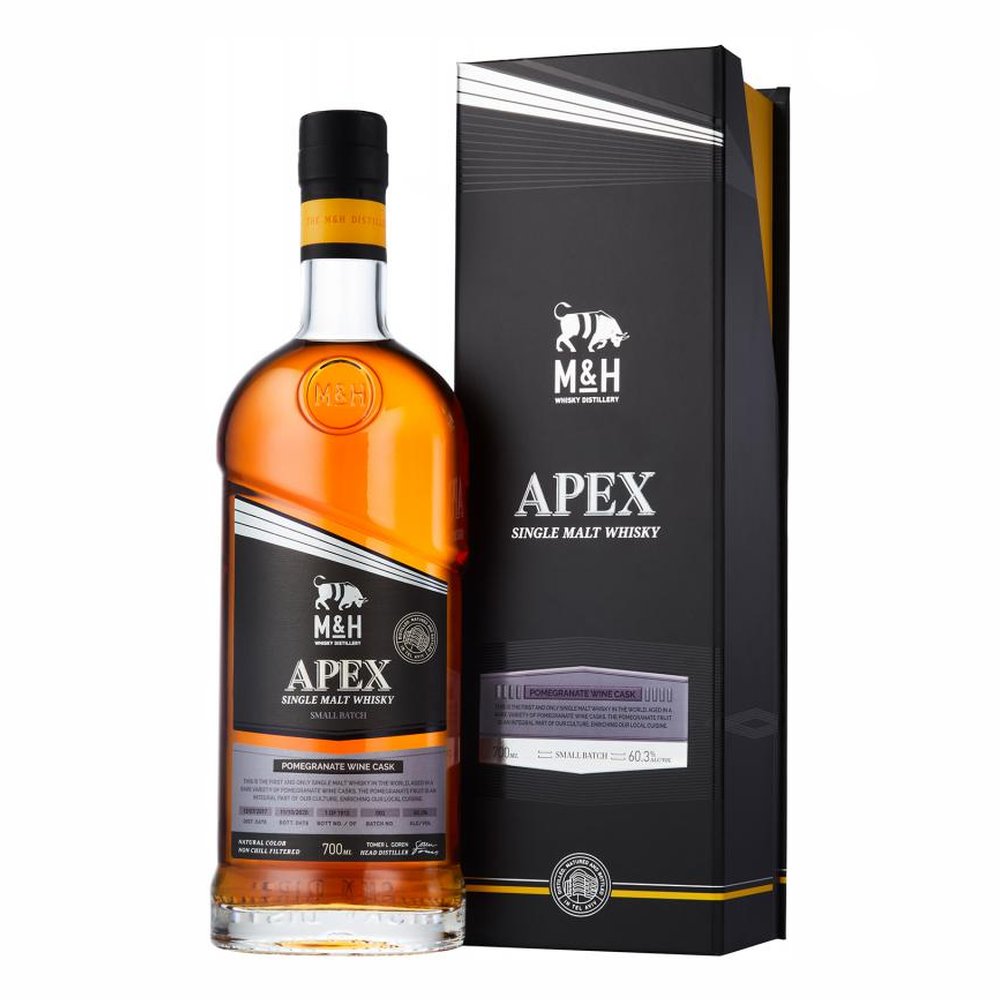 Whisky M&H Apex Pomegranate Cask Single Malt 57,2% 700 ml