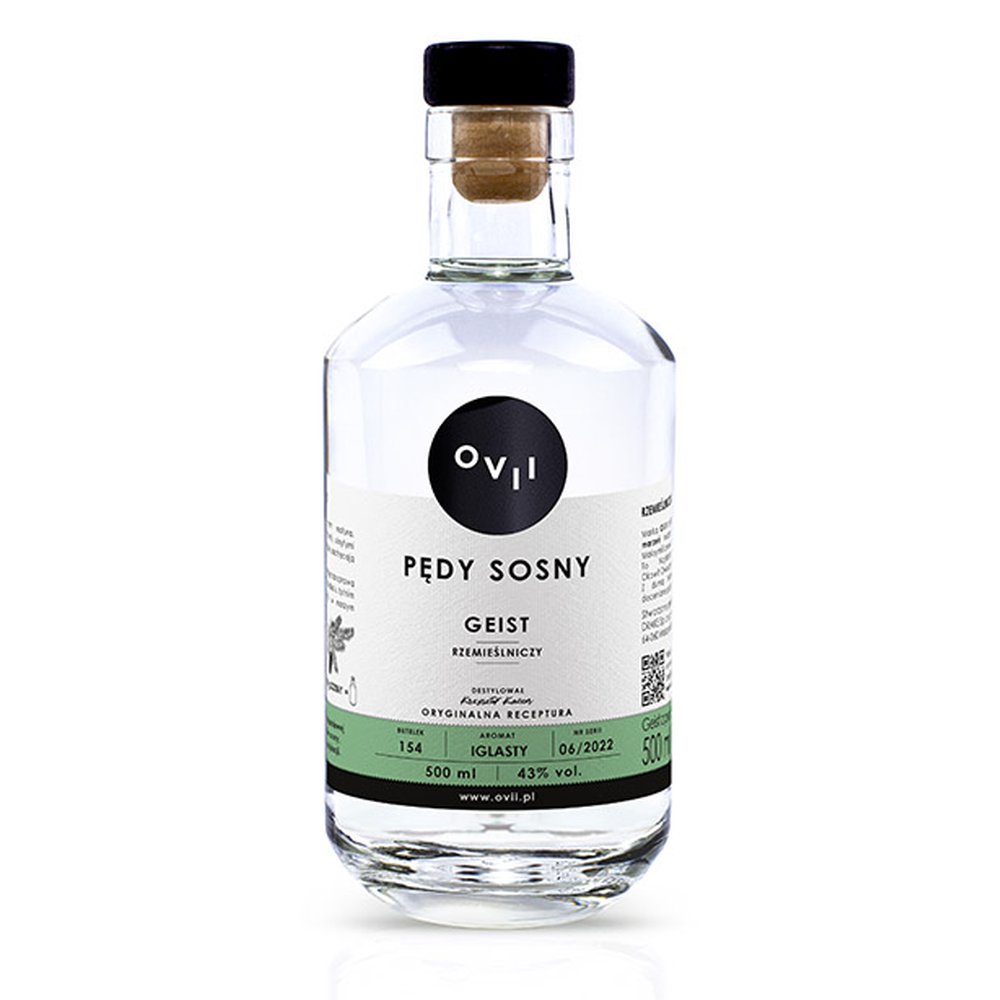 Wódka Ovii Geist Z Pędów Sosny 40% 500 ml