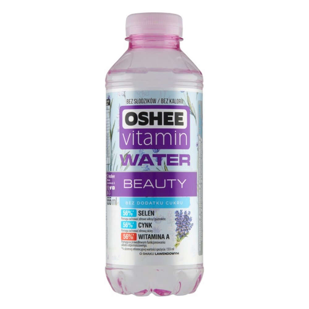 Napój Oshee Vitamin Beauty Lawenda Bez Cukru 555 ml