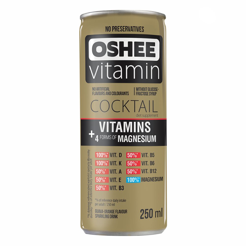 Napój Oshee Vitamin Coktail Guava Pomarańcza 250 ml
