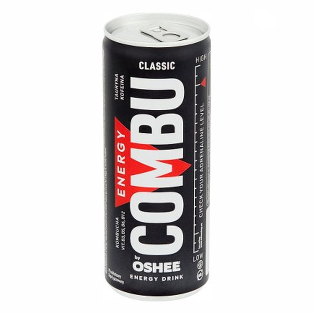 Napój Oshee Energetyczny Natural Caffeine 250 ml puszka