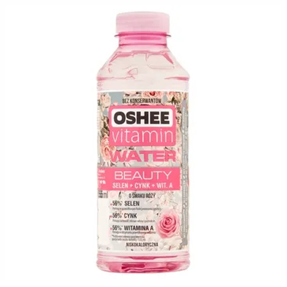 Woda Oshee Napój Vitamin Beauty Róża 555 ml