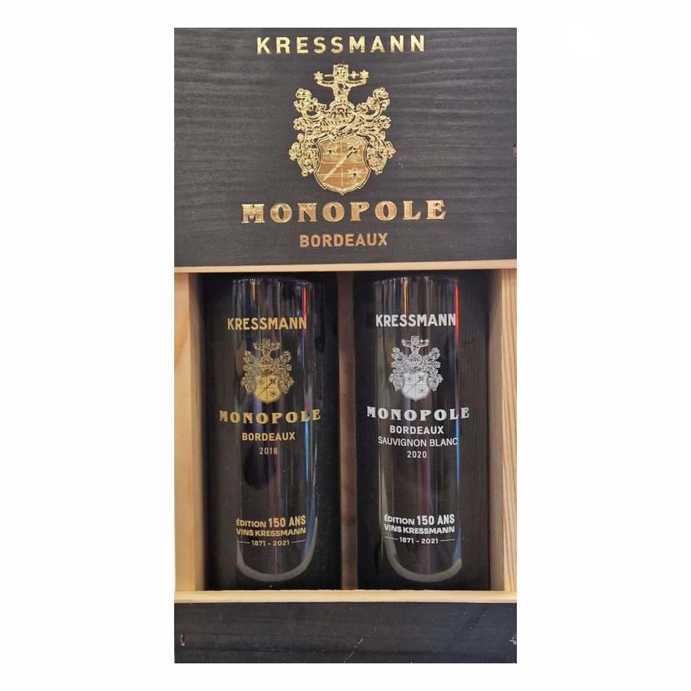 Wino Kressmann Bordeaux Monopole 2 x 750 ml Skrzynka