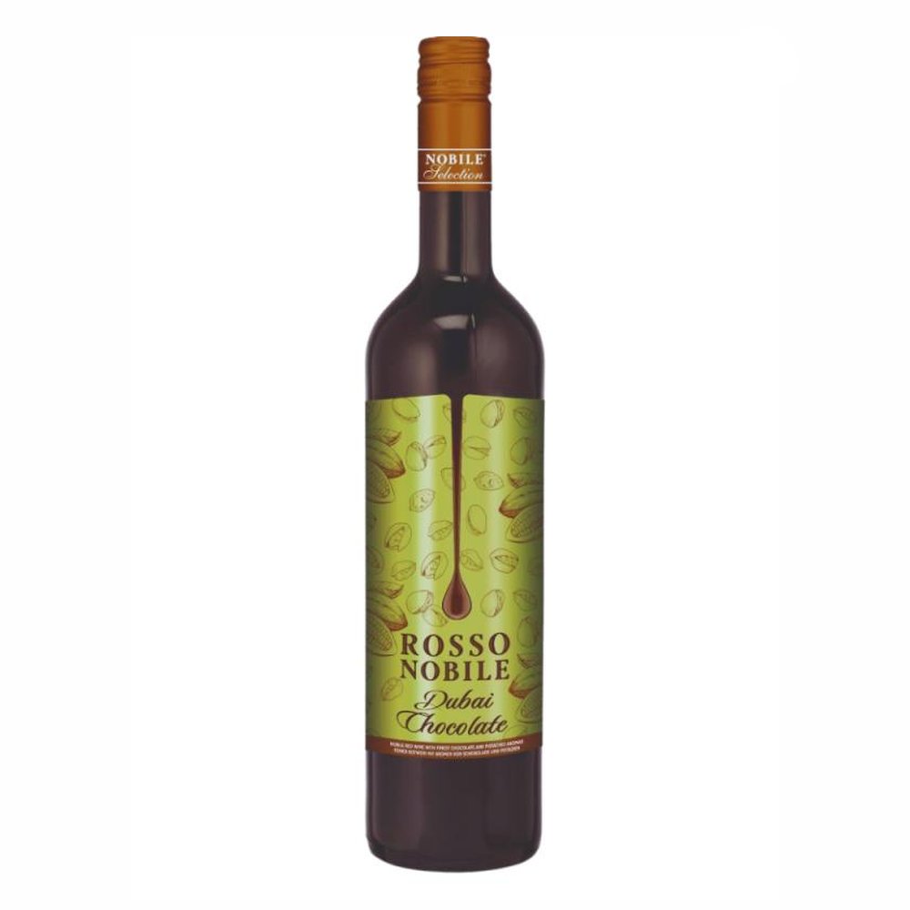 Wino Rosso Nobile Dubai Chocolate 10% czerwone słodkie 750 ml