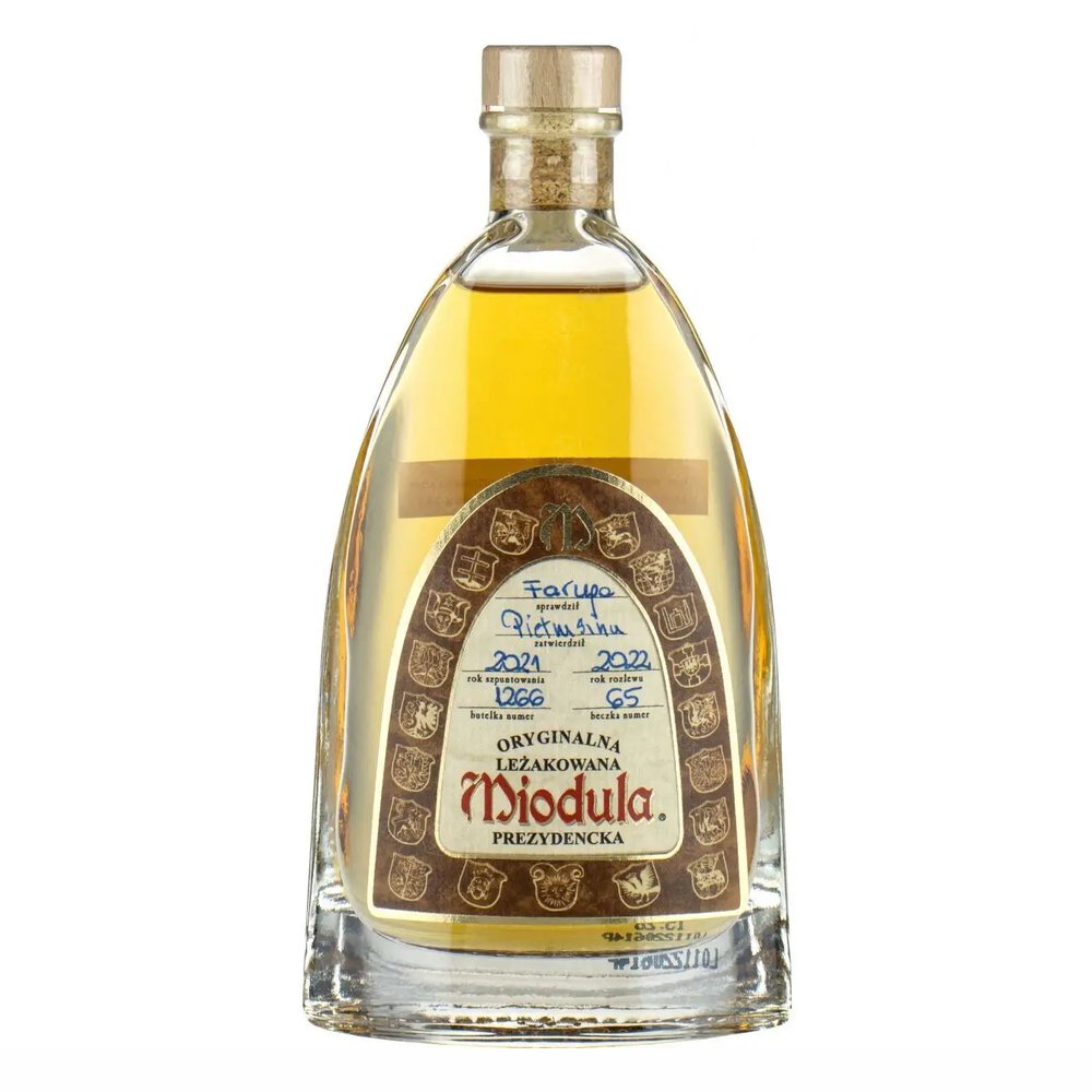 Wódka Miodula Prezydencka Leżakowana Miniaturka 40% 100 ml