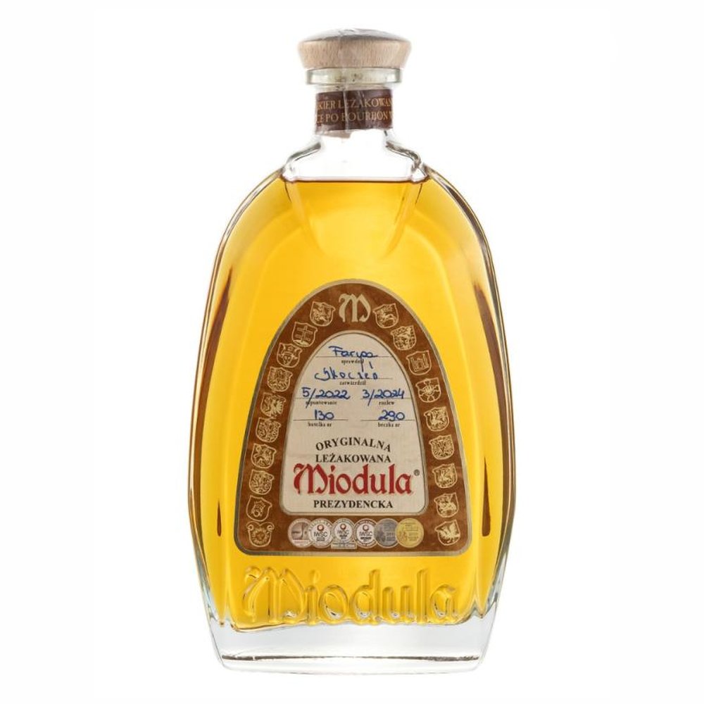Wódka Miodula  Prezydencka Leżakowana Bourbon Cask Finish 40% 500 ml