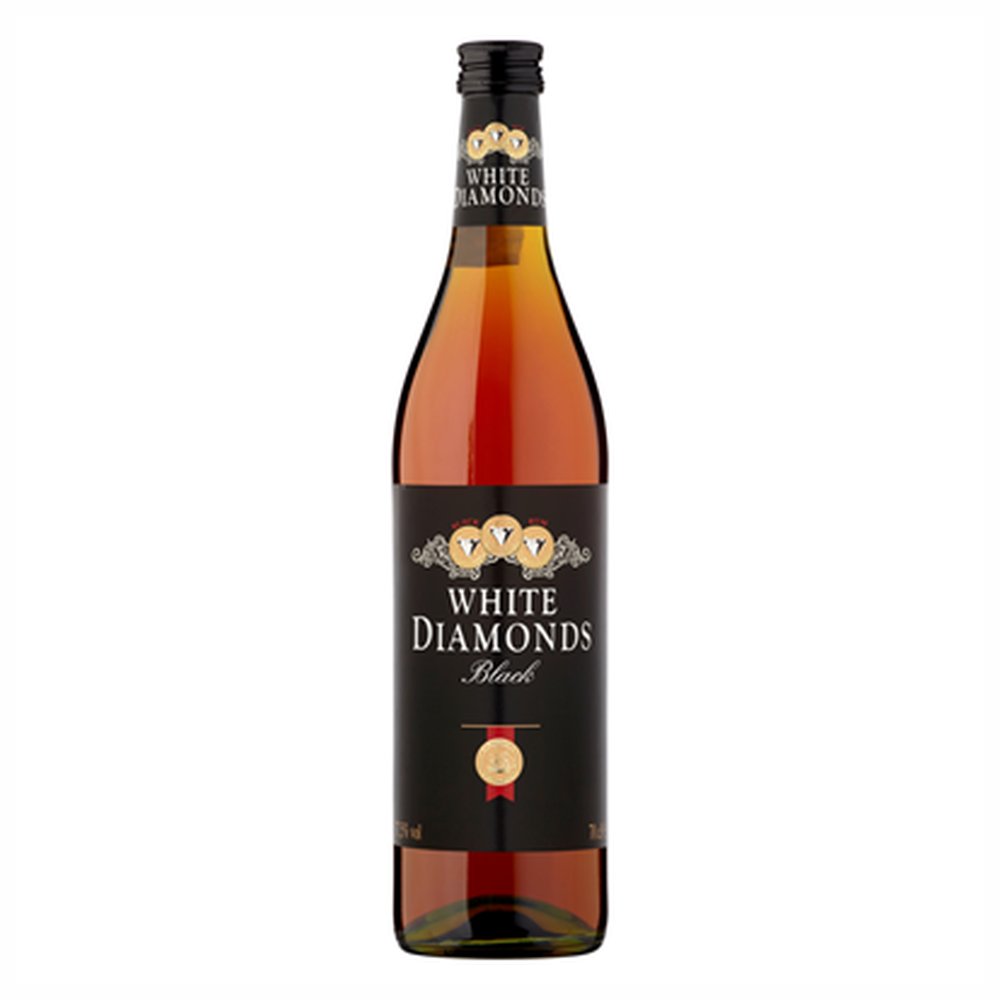 Rum White Diamonds Black Rum 37,5% 700 ml