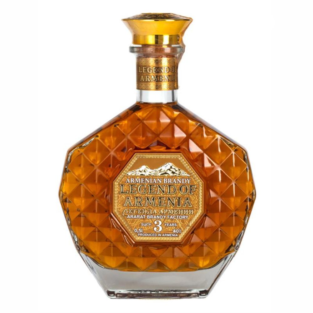Brandy Legend Of Armenia Legend Of 3YO + 40% 500 ml Kartonik