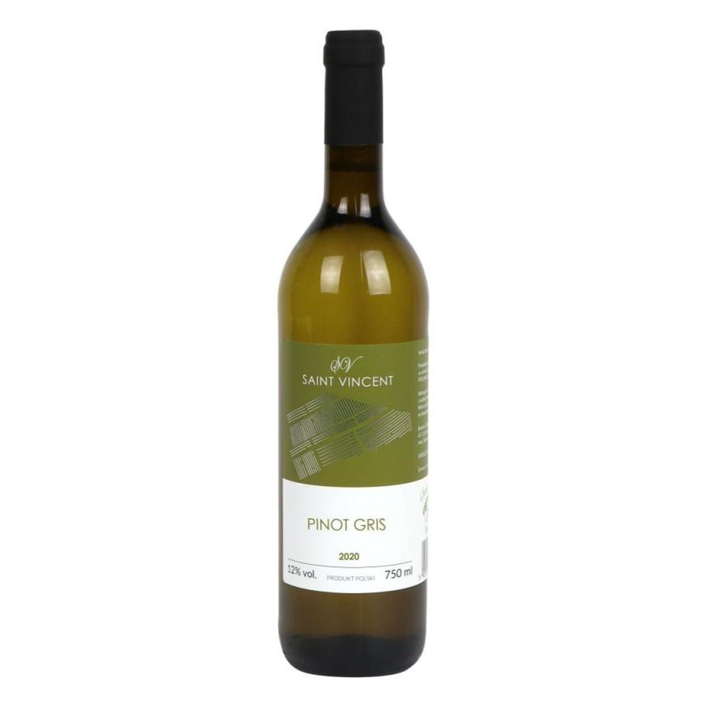 Wino Saint Vincent Pinot Gris białe półwytrawne 750 ml