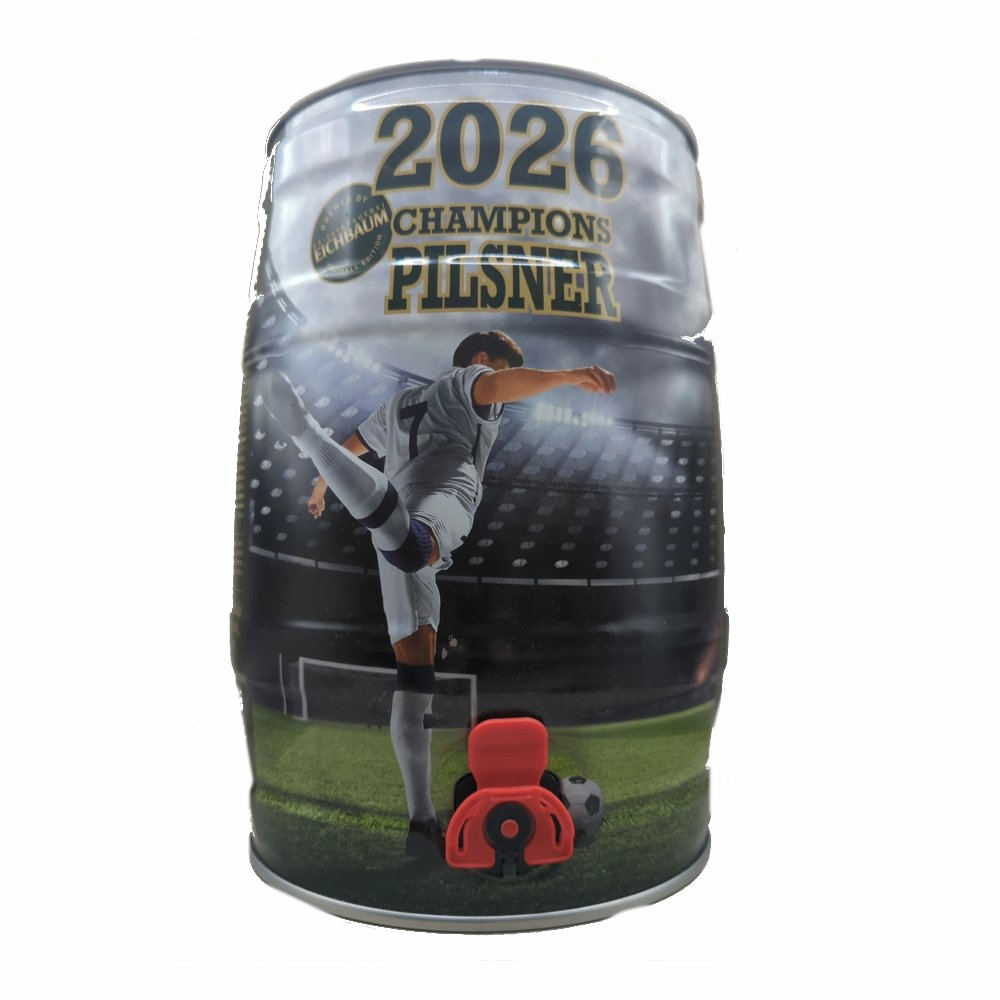 Piwo Eichbaum Pilsner Football Edition 4,8% 5 l Keg
